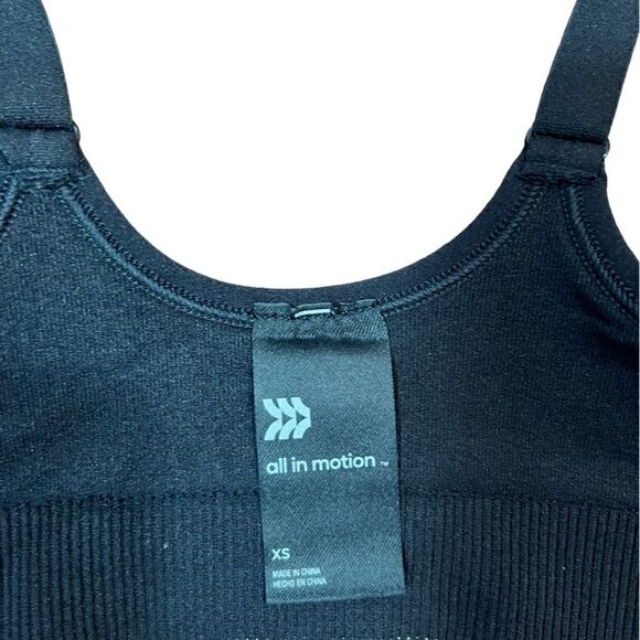 All In Motion Black And Gray Front Closure Sports Bra, Size XS, NWT - Picture 7 of 13
